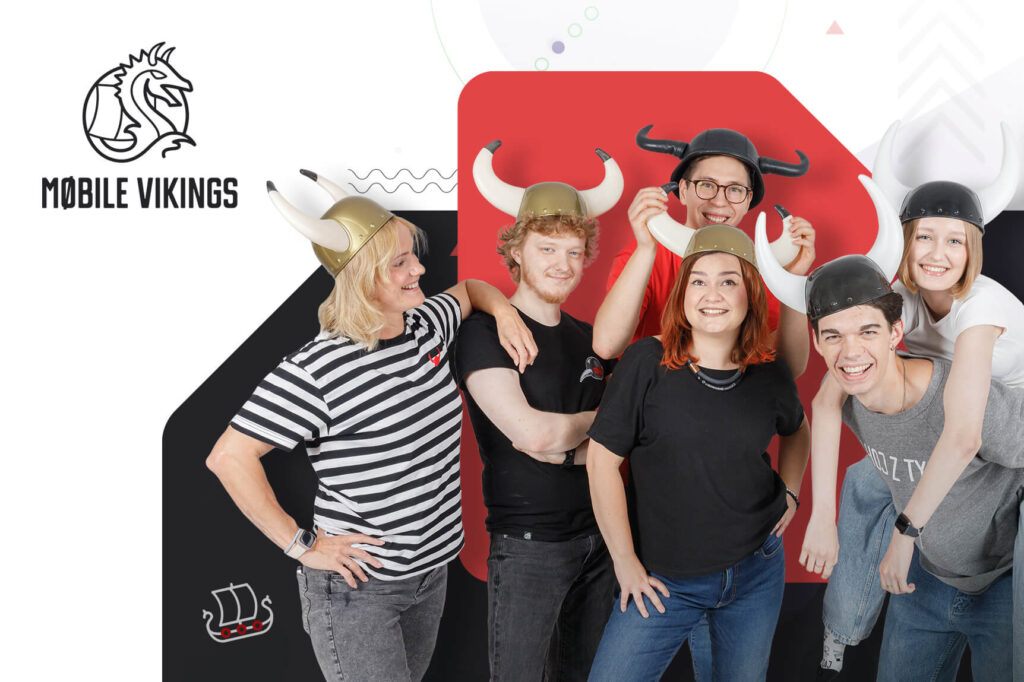 Grupa pracowników Mobile Vikings