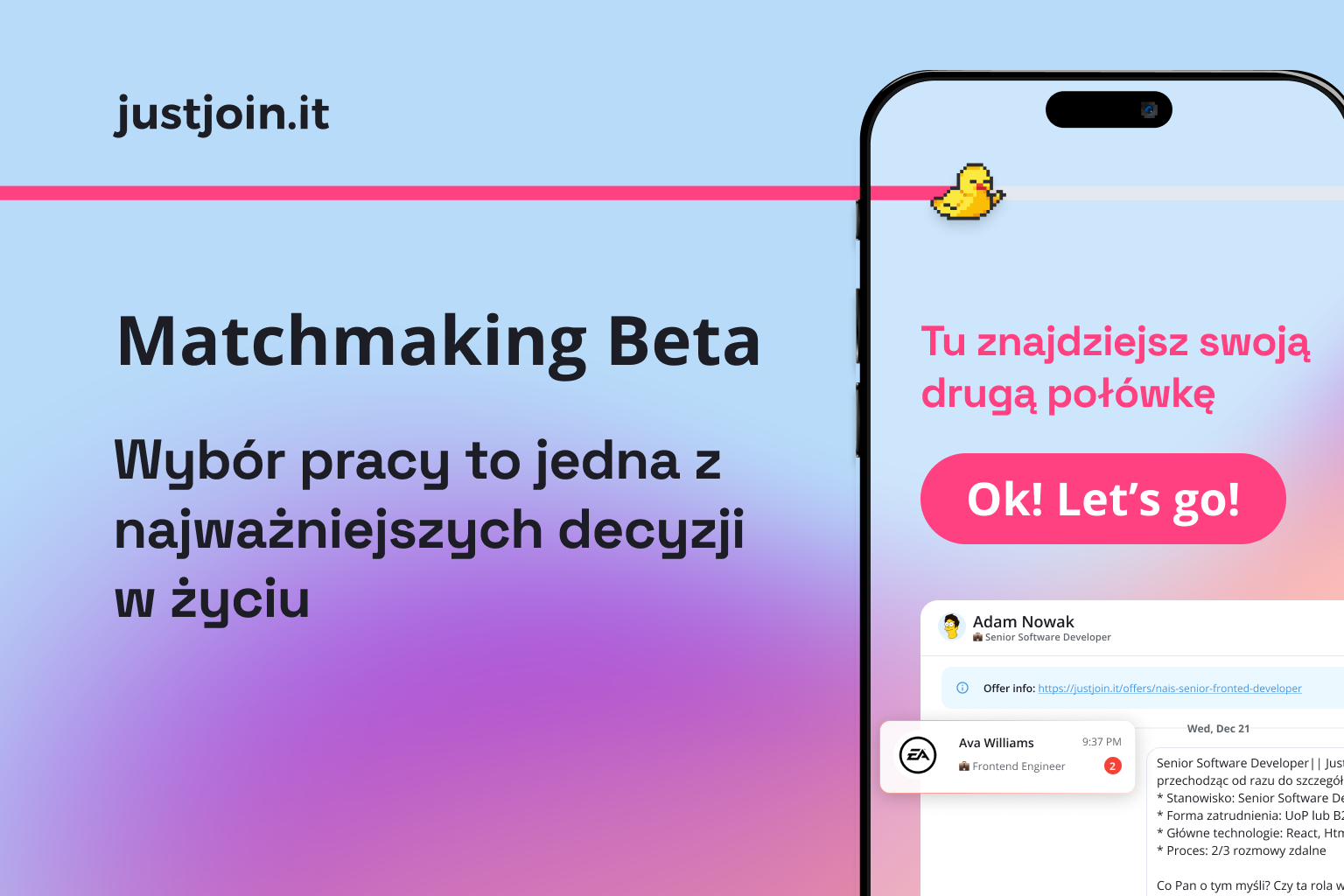 Reklama Matchmaking Beta Just Join IT