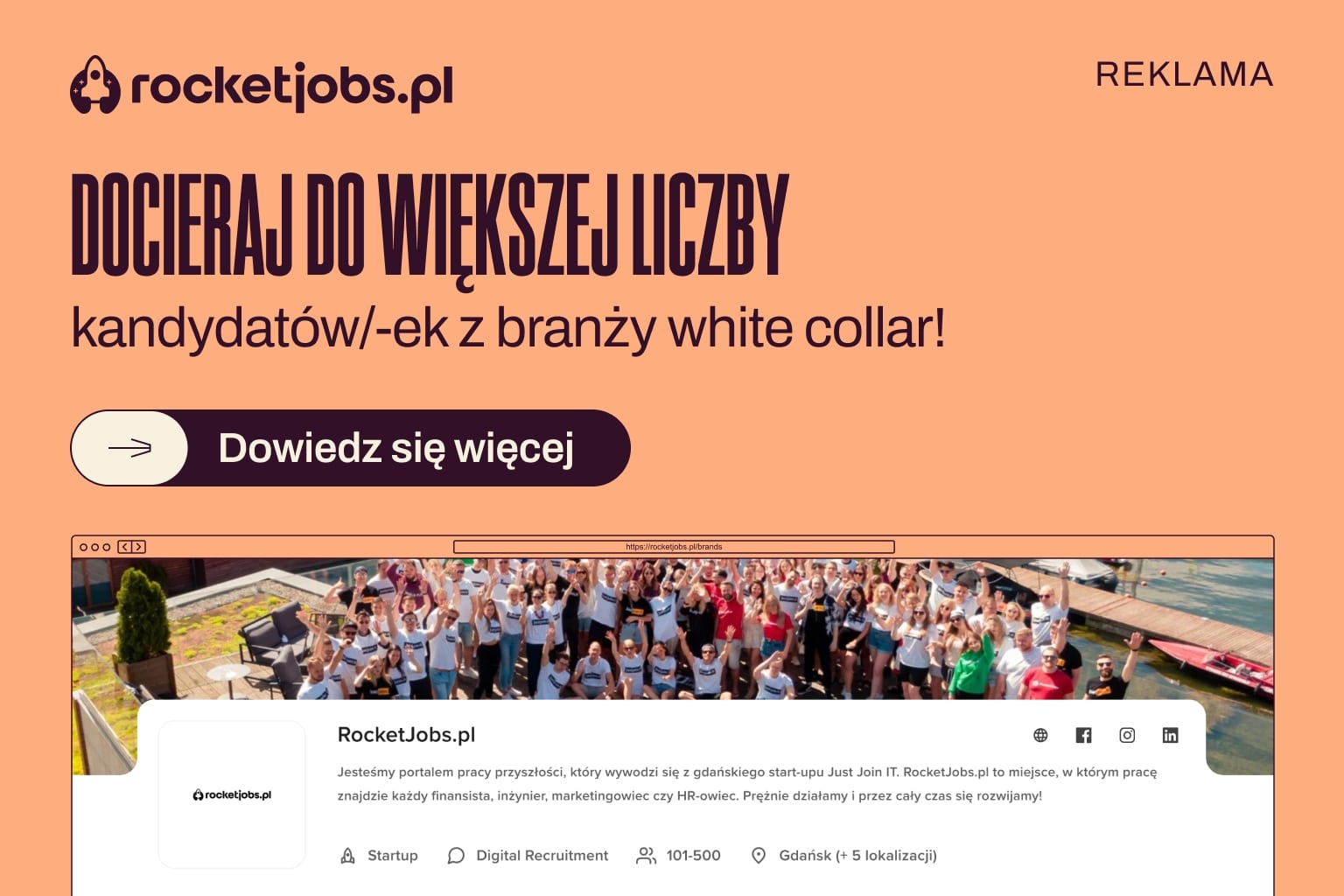 Reklama RocketJobs.pl