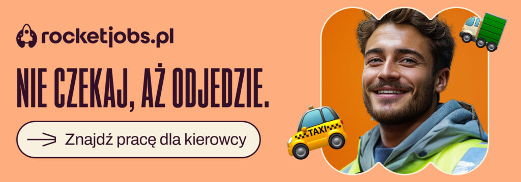 Reklama pracy dla kierowcy