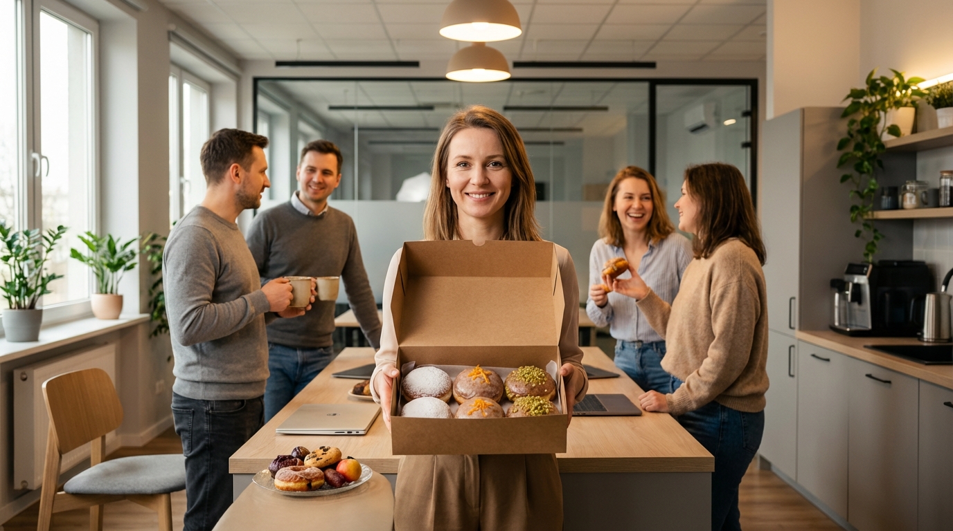 Tłusty czwartek w pracy: przepis na słodką integrację